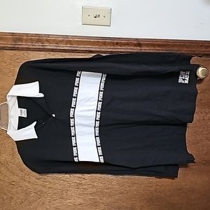 PINK Polo Style Long Sleeve Shirt